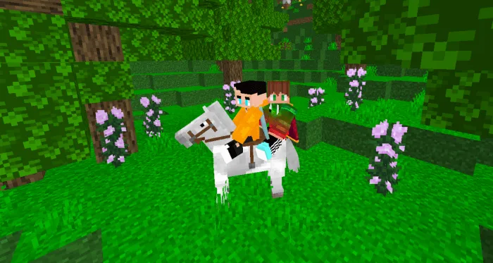 2 Players Rideable Horse Addon screenshot