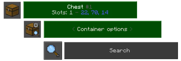 Storage Terminal Addon screenshot