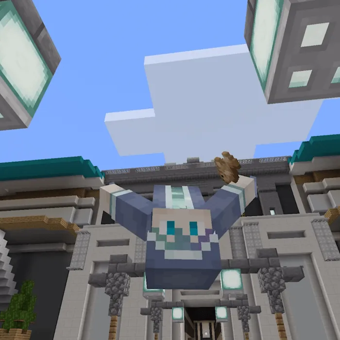 Minecraft Acrobatic Player Animations Addon screenshot