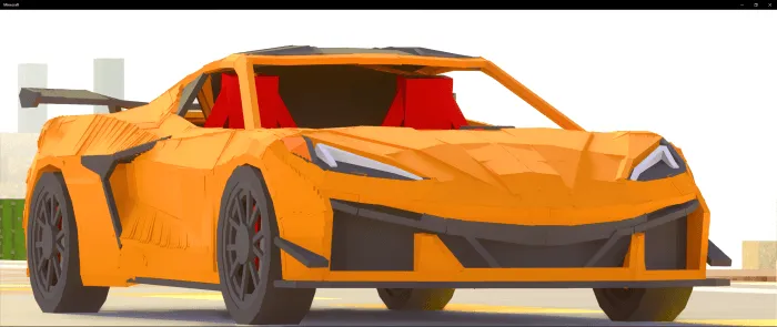 2023 Corvette C8 Zo6 Minecraft Addon screenshot