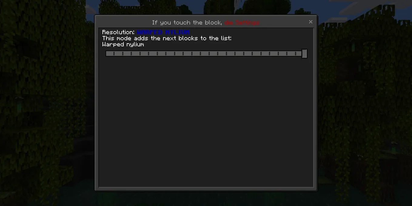If You Touch The Block - Die Addon screenshot