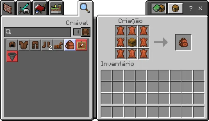 Ultra Backpacks Addon screenshot