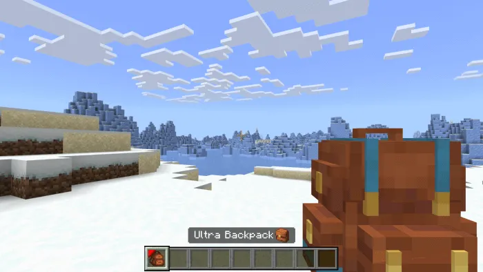 Ultra Backpacks Addon screenshot