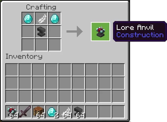 Lore Anvil Addon screenshot