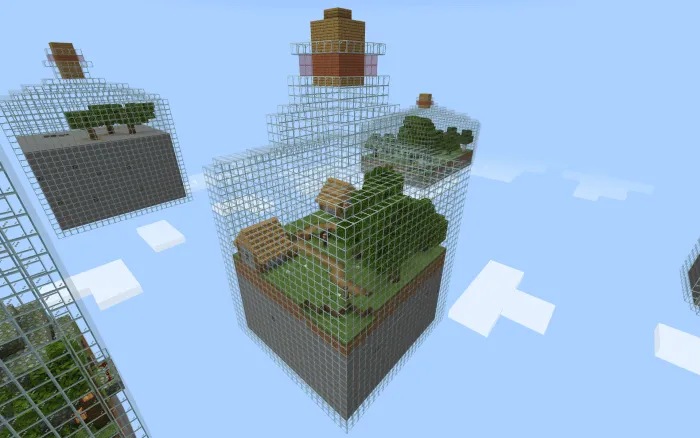 BottleBiomes !SKYBLOCK! Map screenshot