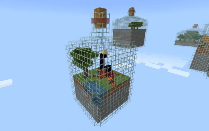 BottleBiomes !SKYBLOCK! Map screenshot
