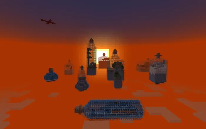 BottleBiomes !SKYBLOCK! Map screenshot
