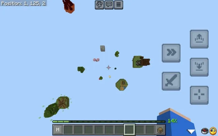The EPIC Skyblock Map screenshot