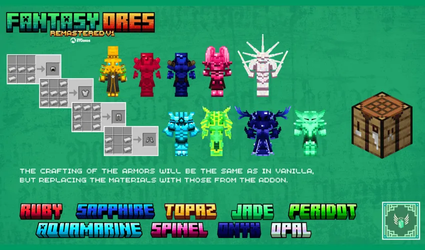 Fantasy Ores Addon screenshot