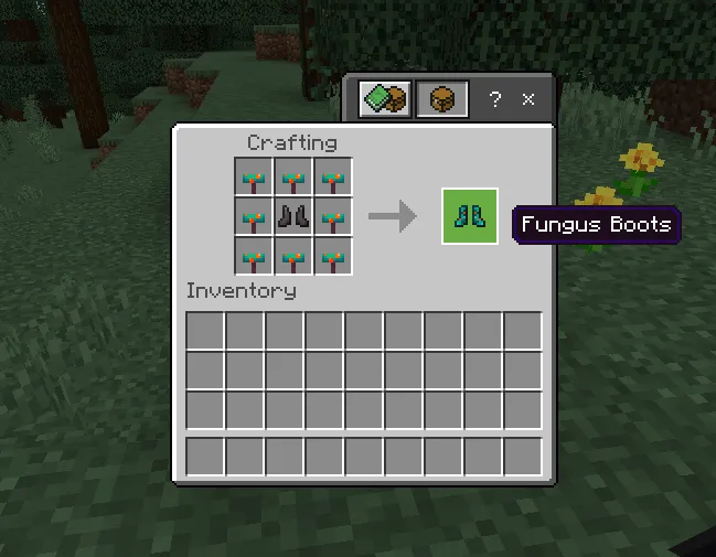 Warped Fungus Boots Addon screenshot