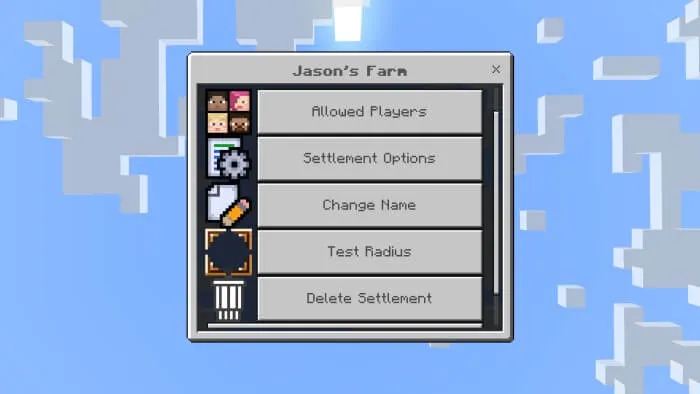 Settlements Addon screenshot