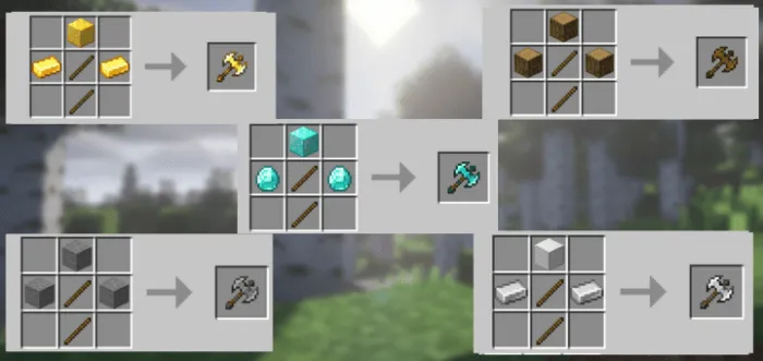 More Vanilla Weapons+ Battle Axes Addon screenshot