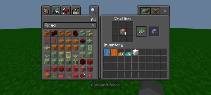 Craftable illegal blocks Addon screenshot