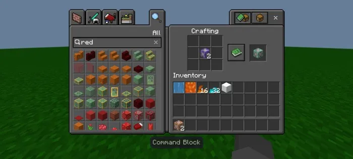 Craftable illegal blocks Addon screenshot