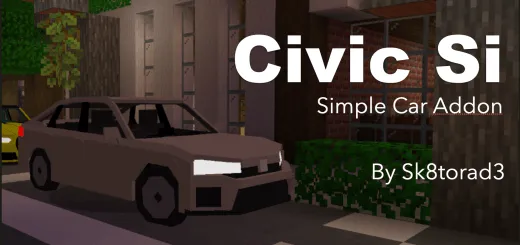 Civic SI Simple Car Addon thumbnail