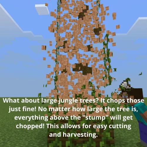 Instant Tree Chop Addon screenshot
