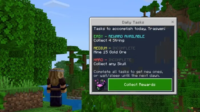 Daily Tasks Addon screenshot