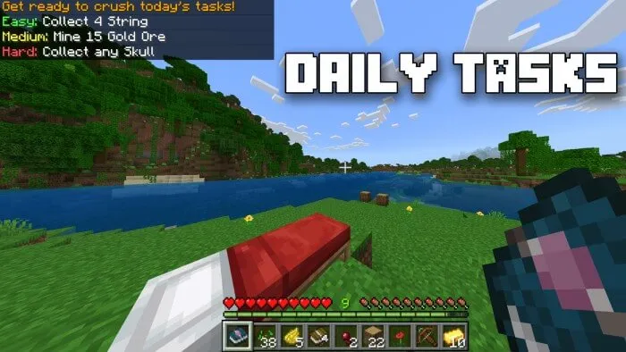 Daily Tasks Addon screenshot