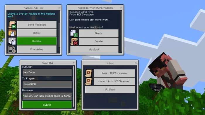 MailBox Addon screenshot