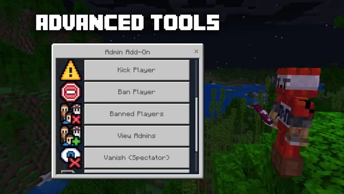 BEDROCK ESSENTIAL: Admin Addon screenshot