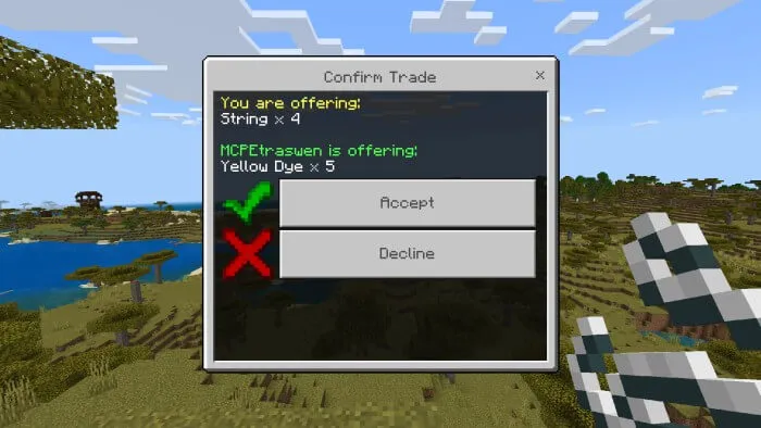 Item Trading Addon screenshot