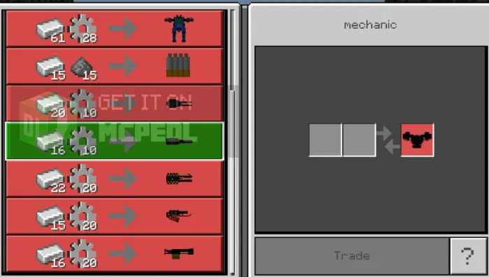 Mech Addon screenshot