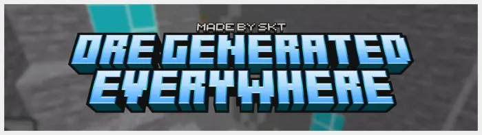 Ore Generated Everywhere Addon screenshot