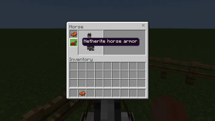 Netherite Horse Armor Addon screenshot