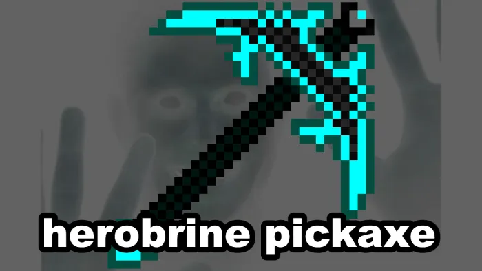 Herobrine Pickaxe Addon thumbnail