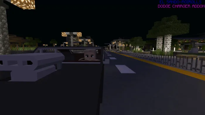Minecraft Dodge Charger Addon screenshot