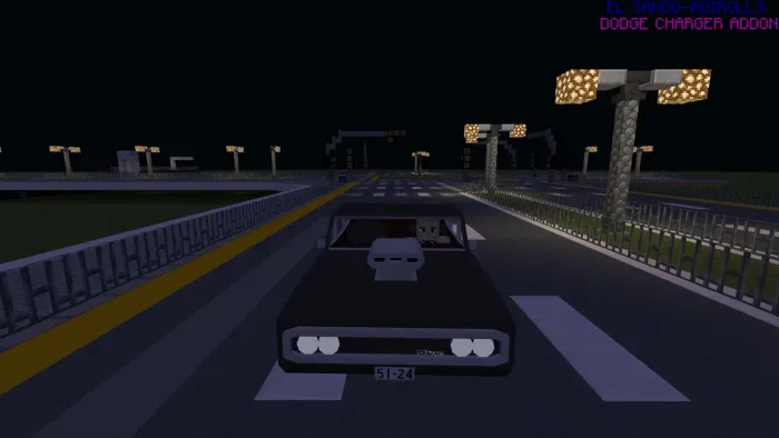 Minecraft Dodge Charger Addon screenshot