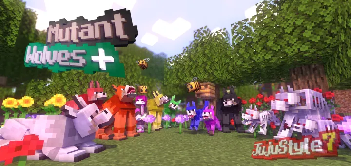 Colorful Mutant Wolves Addon thumbnail