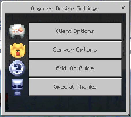 Angler's Desire Addon screenshot