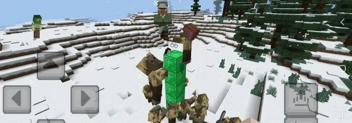 Smart Zombies in Bedrock Addon screenshot
