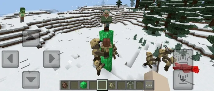 Smart Zombies in Bedrock Addon screenshot