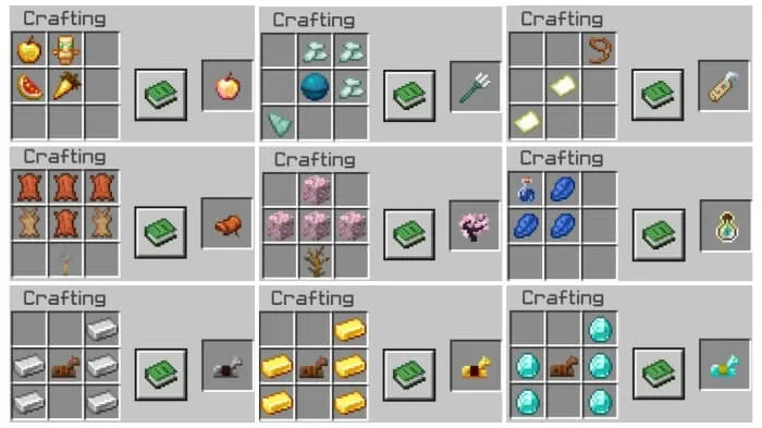Useful Recipes Addon screenshot