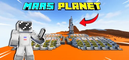 Minecraft Mars Planet Map thumbnail