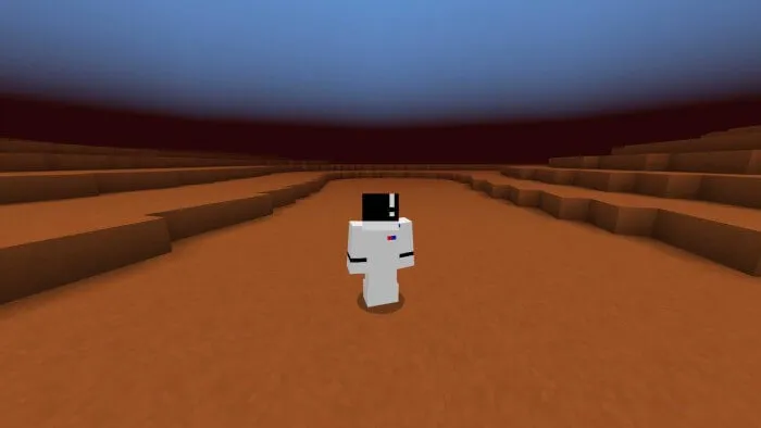 Minecraft Mars Planet Map screenshot