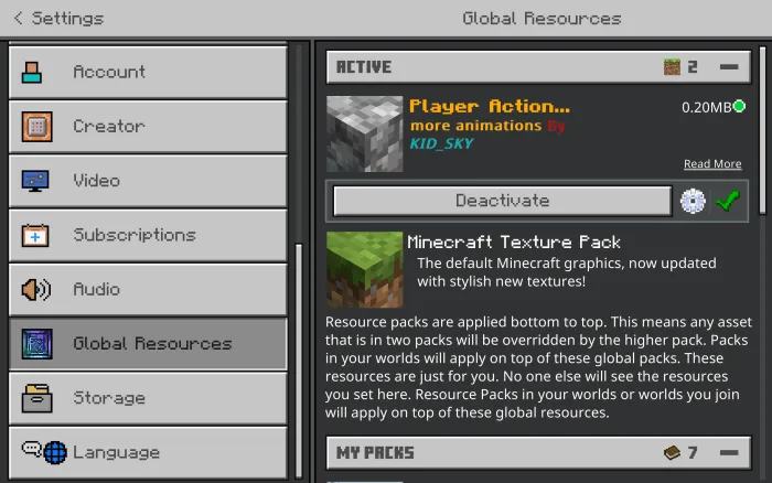 Action Optimization Original Addon screenshot
