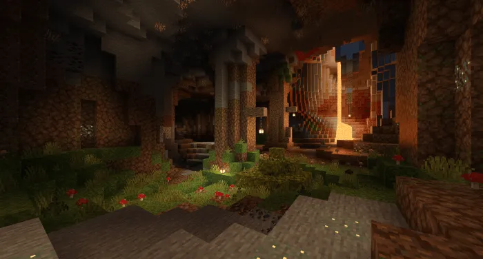 Cave Update: Remastered Addon screenshot
