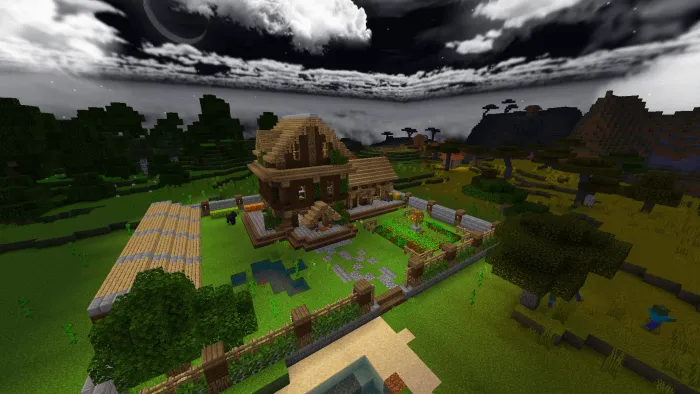 Minecraft Starter House Map screenshot