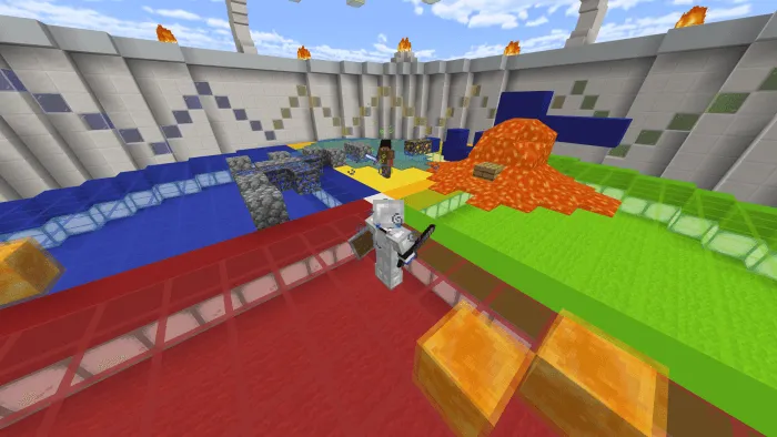 Lucky Blocks Race Map screenshot
