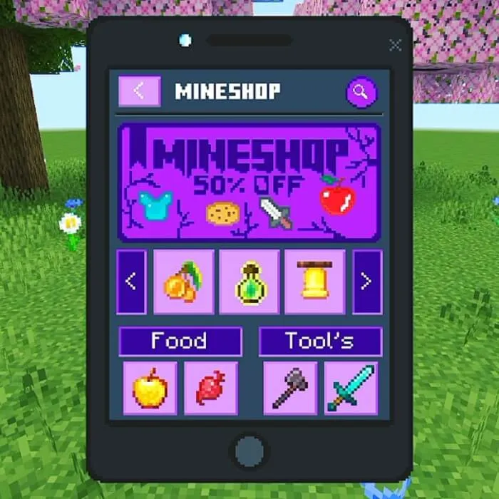 Minecraft Smartphone Addon screenshot