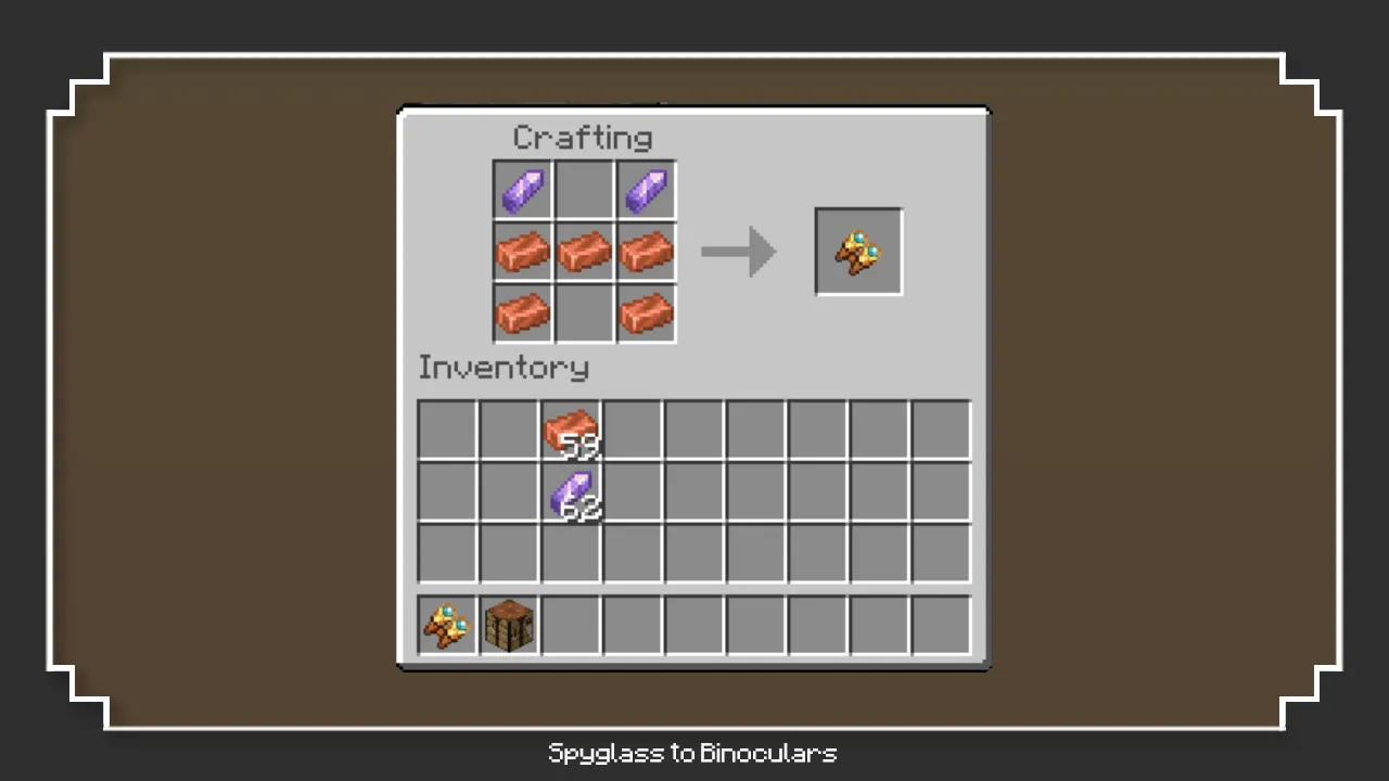 Spyglass to Binoculars Addon screenshot