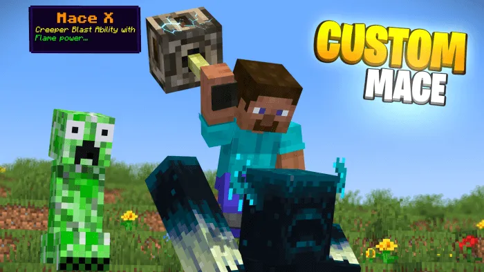 Minecraft, But You Can Craft Custom Mace Addon thumbnail