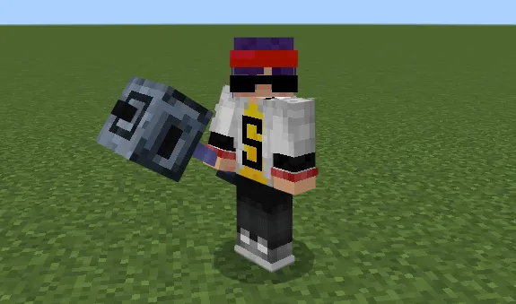 Minecraft, But You Can Craft Custom Mace Addon screenshot