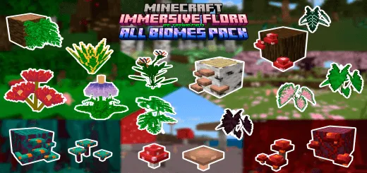 Immersive Flora All Biomes Pack Addon thumbnail