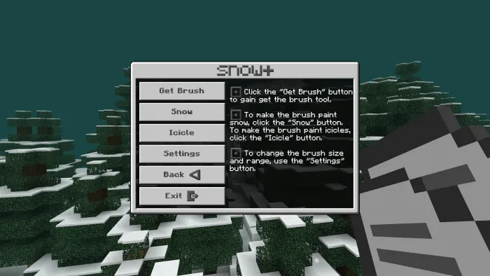 Snow+ Addon screenshot