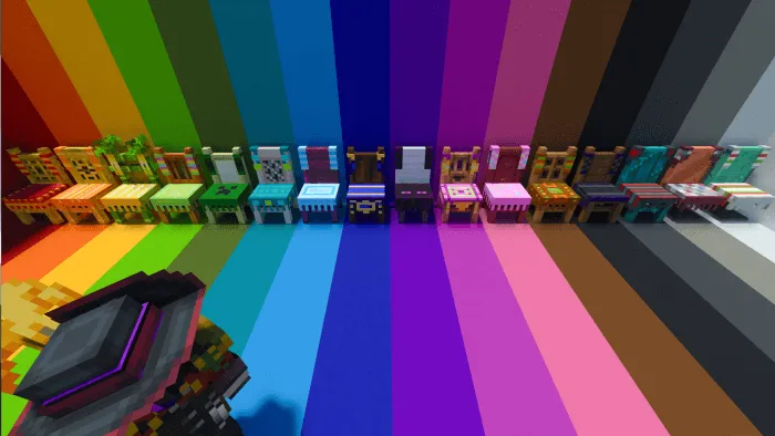 Vanilla Wooden Chairs Addon screenshot