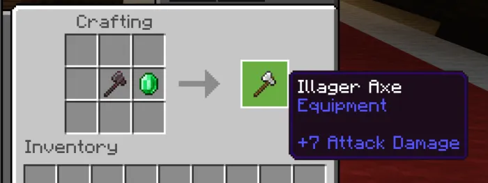 Illager Helmet and Axe Addon screenshot